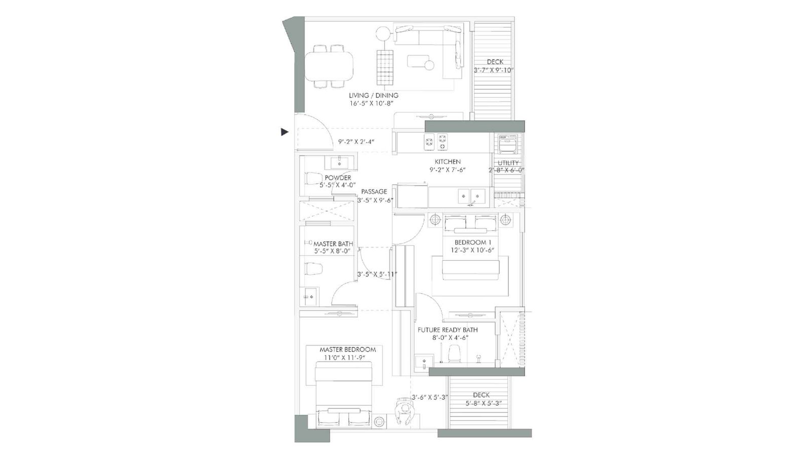 RUSTOMJEE-180- BAYVIEW-SERIES 2- BEDROOM- RESIDENCE-image-3